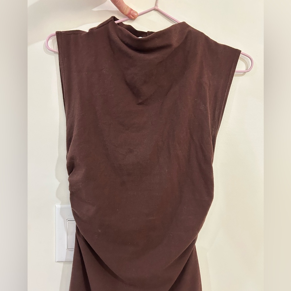 Reformation Mock Neck Mini Dress